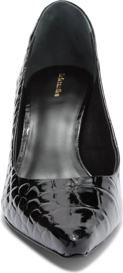 Willa Croc Embossed Pump - Image 3