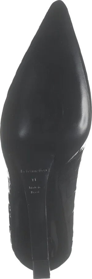 Willa Croc Embossed Pump - Image 6