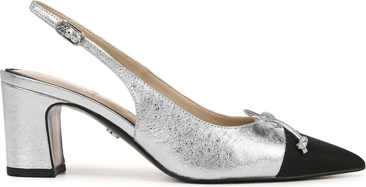 Willette Slingback Pointed Cap Toe Pump - Image 3