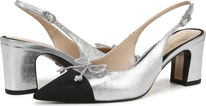 Willette Slingback Pointed Cap Toe Pump - Image 10
