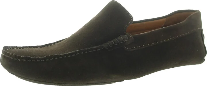 William House Loafer Mens Contrast Trim Leather Loafer Slippers