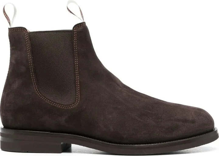 William III leather Chelsea boots