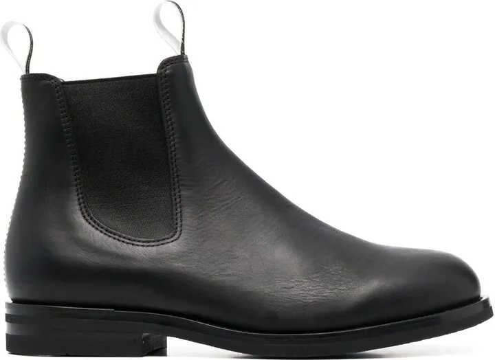 William III leather Chelsea boots