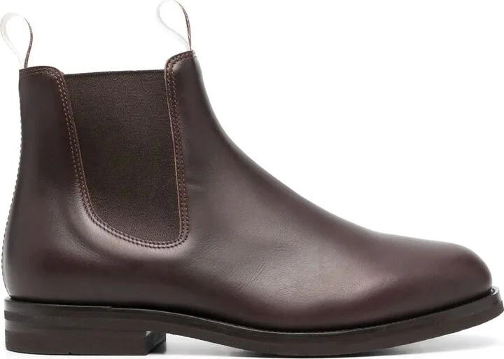 William III leather Chelsea boots