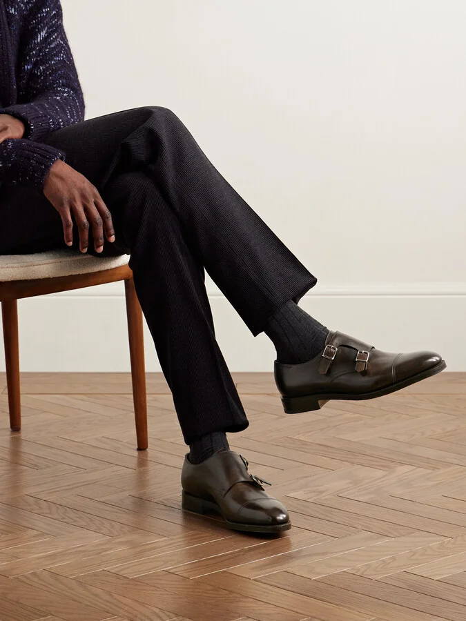 William Leather Monk-Strap Shoes - Image 2