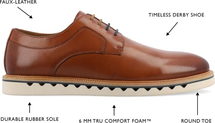 William Tru Comfort Plain Toe Derby - Image 10