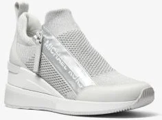Willis Metallic Stretch Knit Trainer - Image 2
