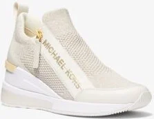 Willis Metallic Stretch Knit Trainer - Image 6