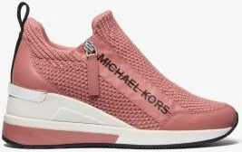 Willis Textured Stretch-Knit Trainer - Image 3