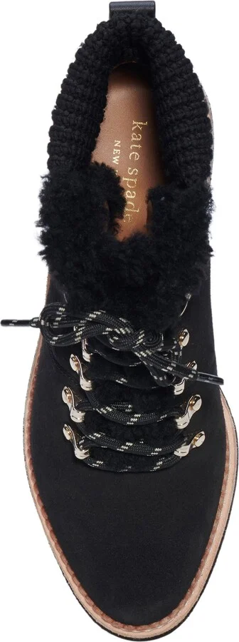 Willow Genuine Shearling Wedge Bootie - Image 5
