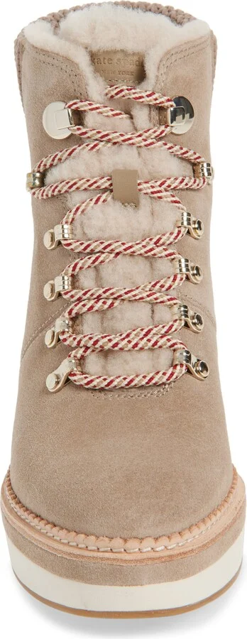Willow Genuine Shearling Wedge Bootie - Image 8