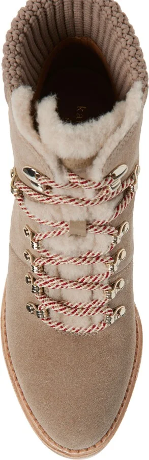 Willow Genuine Shearling Wedge Bootie - Image 10