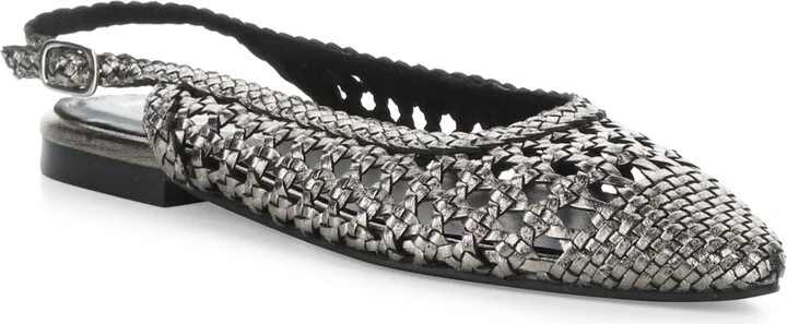 Willow Slingback Cap Toe Flat