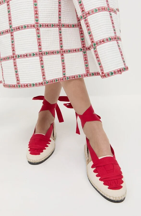 Wilson Ankle Wrap Espadrille - Image 2