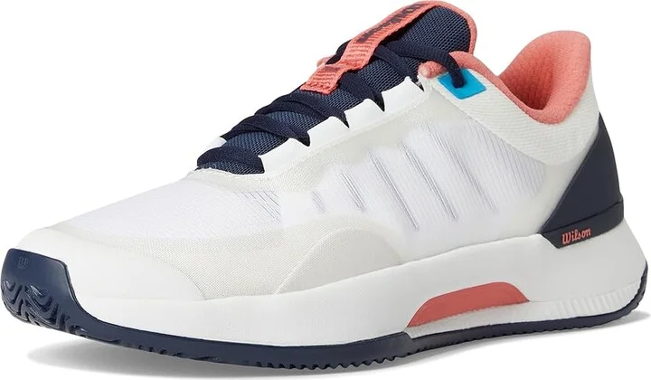 Wilson Intrigue Tour Women's Skate Shoes White/Navy Blazer/Dubarry : 6 M, Synthetic - Image 5