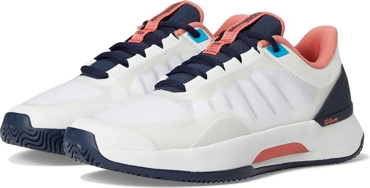 Wilson Intrigue Tour Women's Skate Shoes White/Navy Blazer/Dubarry : 6 M, Synthetic