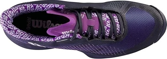 Wilson Kaos Swift 1.5 Tennis Shoes Women's Shoes Navy Blazer/Royal Lilac/Cooling Spray : 6.5 B - Medium, Textile - Image 2