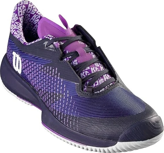 Wilson Kaos Swift 1.5 Tennis Shoes Women's Shoes Navy Blazer/Royal Lilac/Cooling Spray : 6.5 B - Medium, Textile