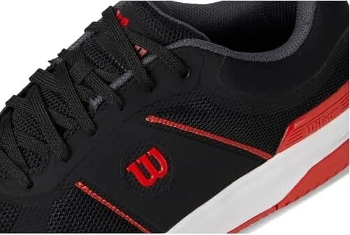Wilson Pickle Pro Men's Shoes Black/Infrared/White : 10.5 E - Wide, Textile - Image 7