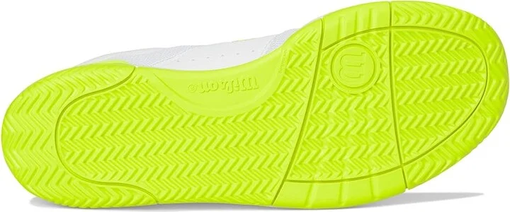 Wilson Pickle Pro Men's Shoes White/White/Safety Yellow : 12 E - Wide, Textile - Image 3