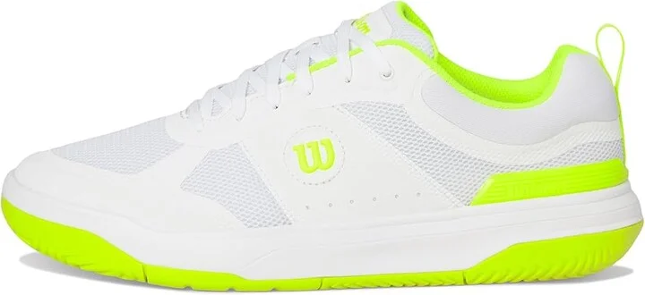 Wilson Pickle Pro Men's Shoes White/White/Safety Yellow : 12 E - Wide, Textile - Image 6