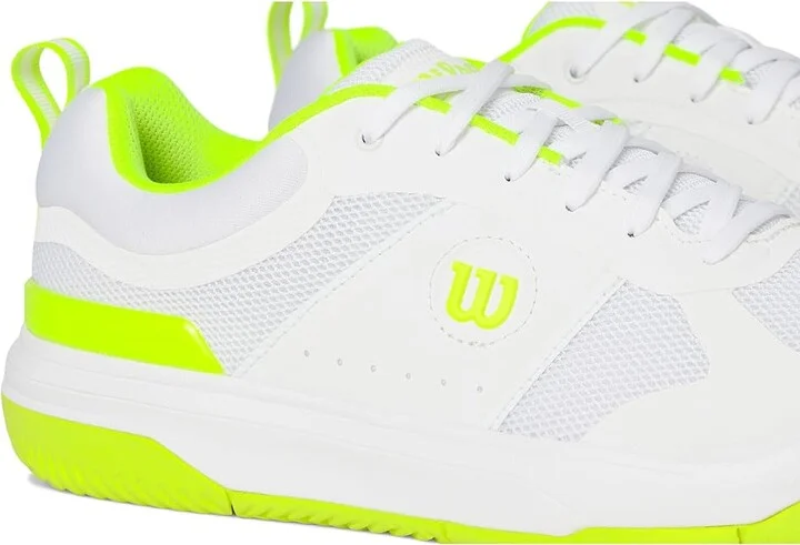 Wilson Pickle Pro Men's Shoes White/White/Safety Yellow : 12 E - Wide, Textile - Image 7
