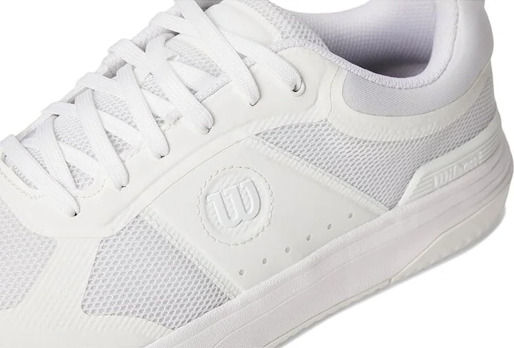 Wilson Pickle Pro Men's Shoes White/White/White : 7.5 E - Wide, Textile - Image 7