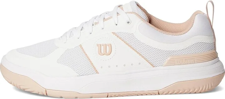 Wilson Pickle Pro Women's Shoes White/White/Cameo Rose : 7 D - Wide, Textile - Image 6