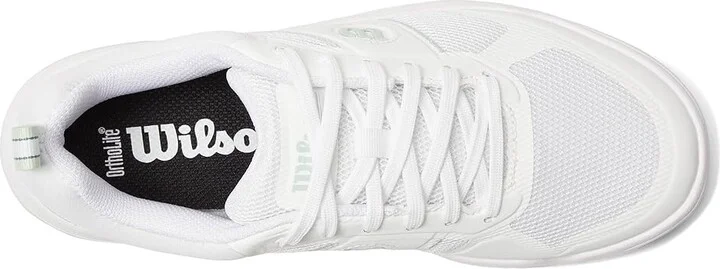 Wilson Pickle Pro Women's Shoes White/White/Surf Spray : 10 D - Wide, Textile - Image 2