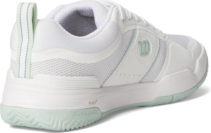 Wilson Pickle Pro Women's Shoes White/White/Surf Spray : 10 D - Wide, Textile - Image 4