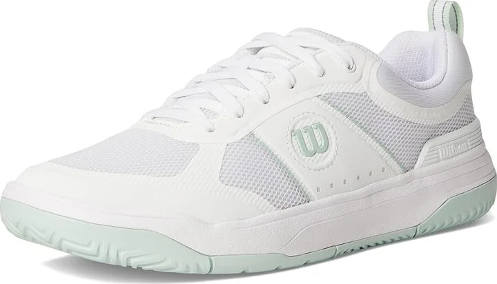 Wilson Pickle Pro Women's Shoes White/White/Surf Spray : 10 D - Wide, Textile - Image 5