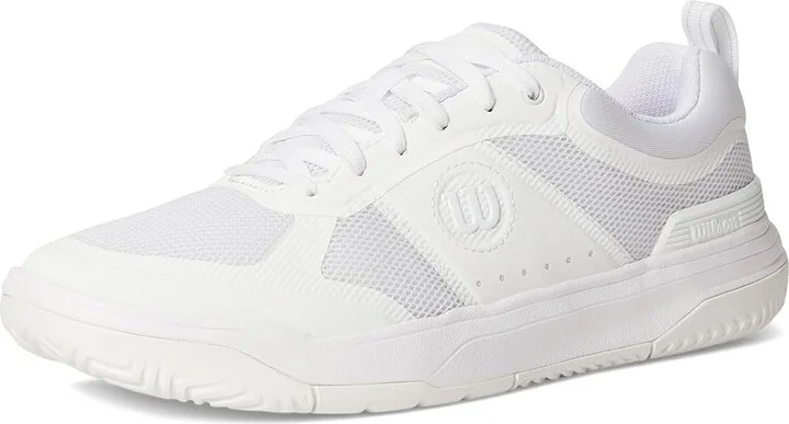 Wilson Pickle Pro Women's Shoes White/White/White : 6 D - Wide, Textile - Image 5