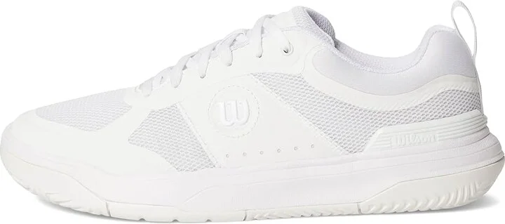 Wilson Pickle Pro Women's Shoes White/White/White : 6 D - Wide, Textile - Image 6