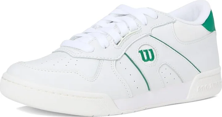 Wilson Pro Staff 87 Women's Snow Shoes White/White/Bosphorus : 10 M, Leather - Image 5
