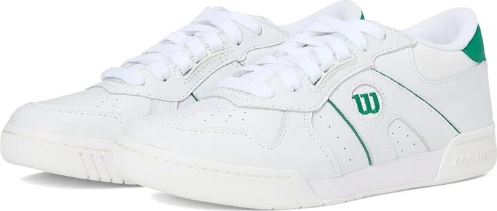 Wilson Pro Staff 87 Women's Snow Shoes White/White/Bosphorus : 10 M, Leather