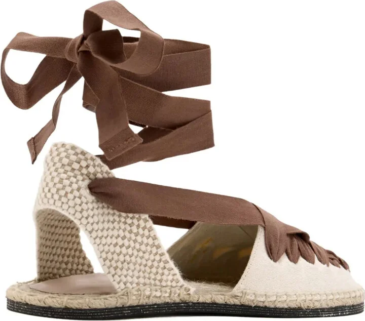 Wilson ribbon-lace espadrilles - Image 2