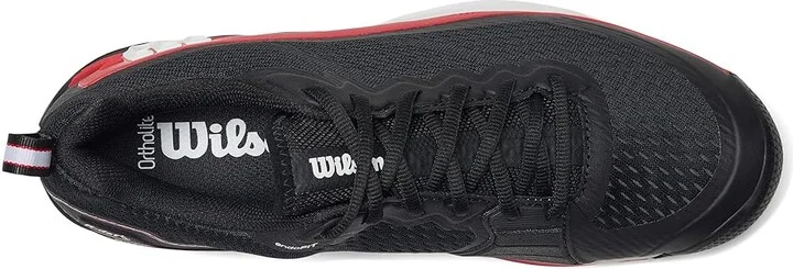Wilson Rush Pro 4.5 Men's Shoes Black/Infrared/White : 13 D - Medium, Synthetic - Image 2