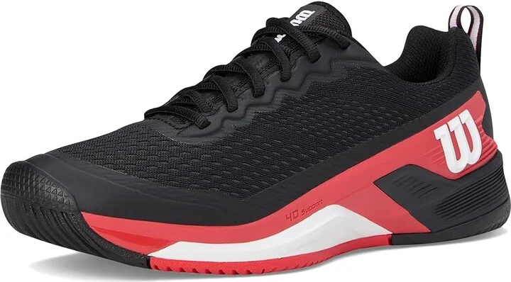 Wilson Rush Pro 4.5 Men's Shoes Black/Infrared/White : 13 D - Medium, Synthetic - Image 5