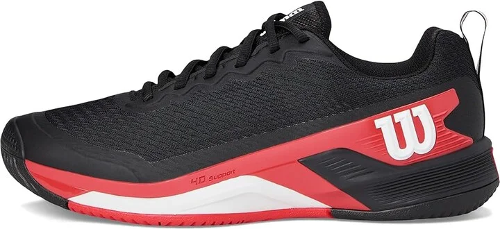 Wilson Rush Pro 4.5 Men's Shoes Black/Infrared/White : 13 D - Medium, Synthetic - Image 6