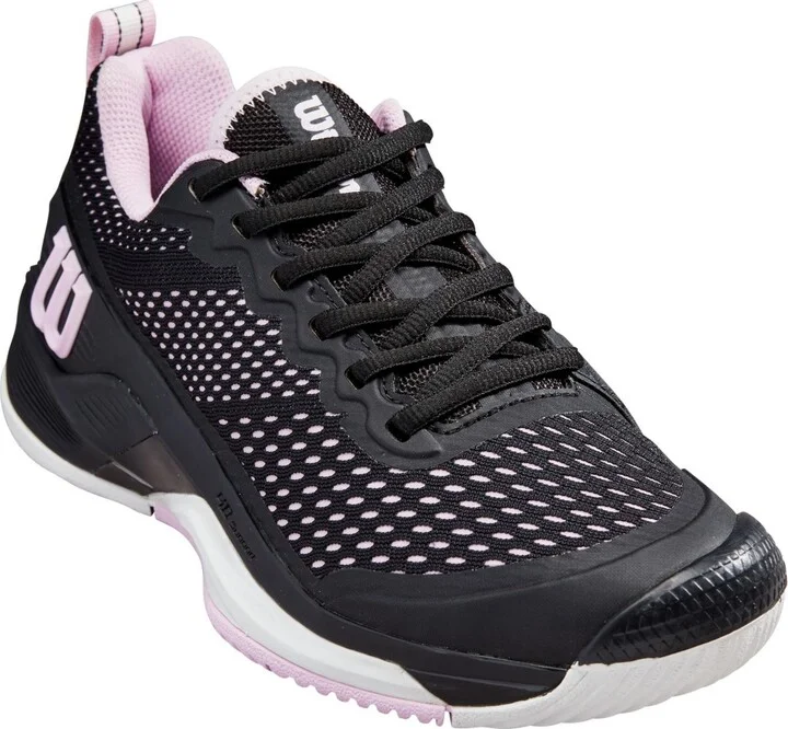 Wilson Rush Pro 4.5 Womens Tennis Shoes - Black/white/pirouette