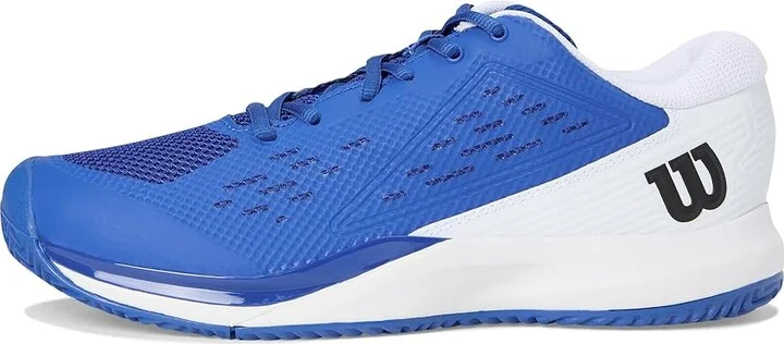 Wilson Rush Pro Ace Men's Tennis Shoes Deja Vu Blue/White/Black : 12.5 E - Wide, Synthetic - Image 6