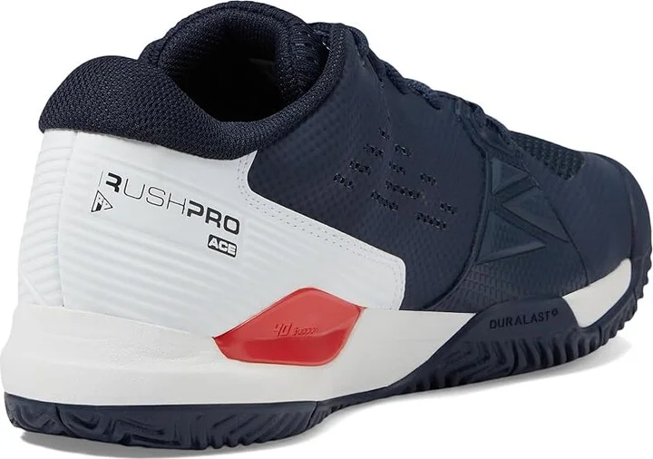 Wilson Rush Pro Ace Men's Tennis Shoes Navy Blazer/White/Wilson Red : 9.5 D - Medium, Synthetic - Image 4