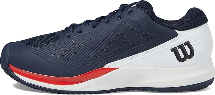 Wilson Rush Pro Ace Men's Tennis Shoes Navy Blazer/White/Wilson Red : 9.5 D - Medium, Synthetic - Image 6