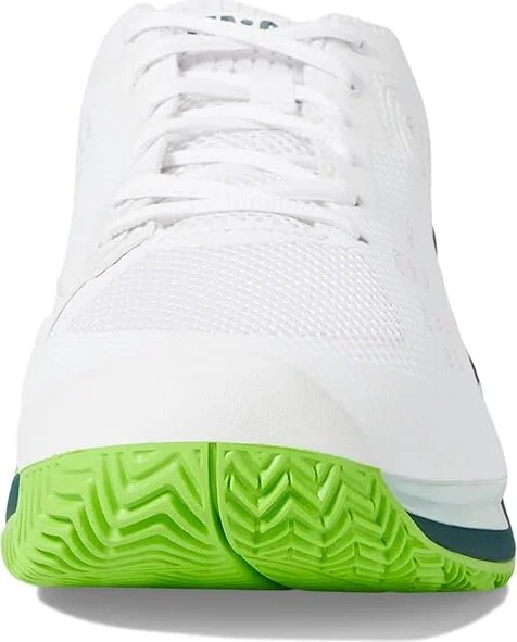 Wilson Rush Pro Ace Men's Tennis Shoes White/Ponderosa/Jasmine Green : 11.5 D - Medium, Synthetic - Image 3