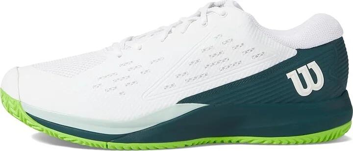 Wilson Rush Pro Ace Men's Tennis Shoes White/Ponderosa/Jasmine Green : 11.5 D - Medium, Synthetic - Image 5