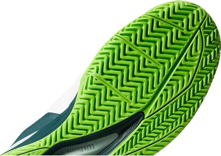 Wilson Rush Pro Ace Men's Tennis Shoes White/Ponderosa/Jasmine Green : 11.5 D - Medium, Synthetic - Image 6