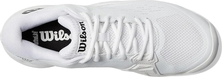 Wilson Rush Pro Ace Men's Tennis Shoes White/White/Black : 10.5 D - Medium, Synthetic - Image 2