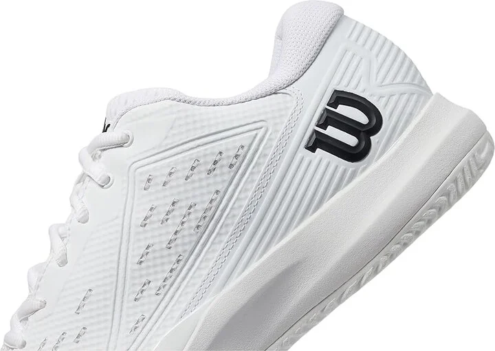 Wilson Rush Pro Ace Men's Tennis Shoes White/White/Black : 10.5 D - Medium, Synthetic - Image 4