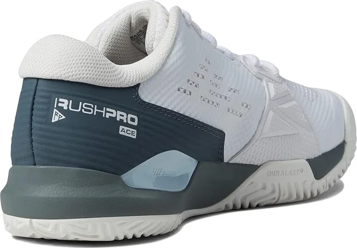 Wilson Rush Pro Ace Pickleball Shoes Women's Shoes White/Stormy Weather/Baby Blue : 11 B - Medium, Synthetic - Image 4