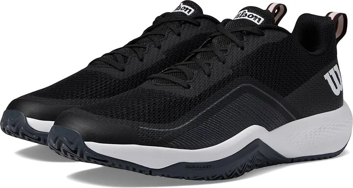 Wilson Rush Pro Lite Men's Tennis Shoes Black/Ebony/White : 14 D - Medium, Synthetic